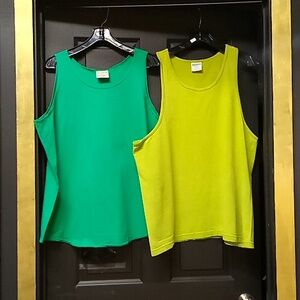 Two tank tops